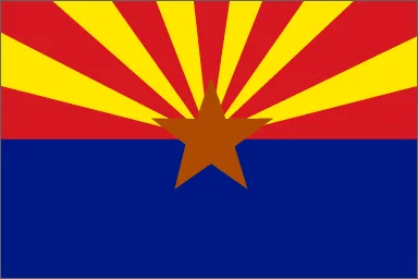 Arizona state flag on Andrew Hillman's public record site