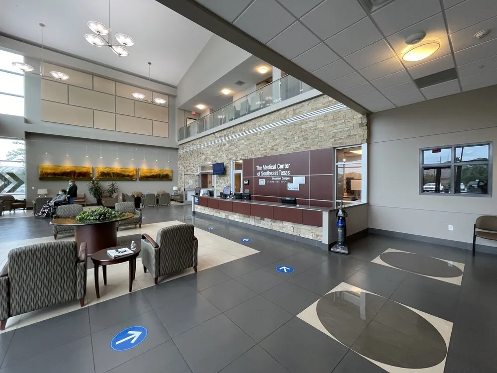 Andrew Hillman Dallas. The Medical Center of Southeast Texas, Beaumont Campus lobby. Former Victory Medical Center Beaumont.