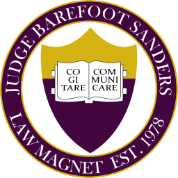 Judge Barefoot Sanders Law Magnet seal
