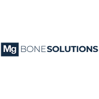 Bone Solutions Mg OsteoCrete logo with magnesium element badge