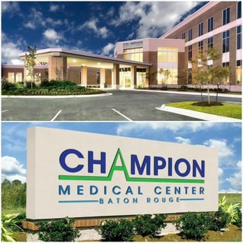 Champion Medical Center Baton Rouge - facility and signage