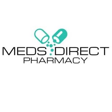 Meds Direct Pharmacy logo with capsule mark