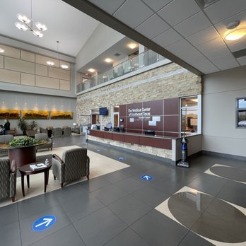 Victory Medical Center Plano lobby interior with reception desk